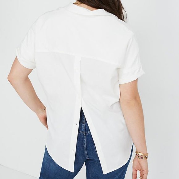 Madewell Tops - Madewell Courier Button-Back Shirt
